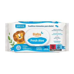 PACK 80 TOALLITAS HÚMEDAS BABY CREAM ALOE VERA