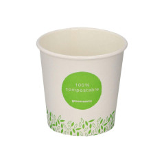 PACK 50 VASOS GREENSOURCE COMPOSTABLES DE PAPEL 125ml