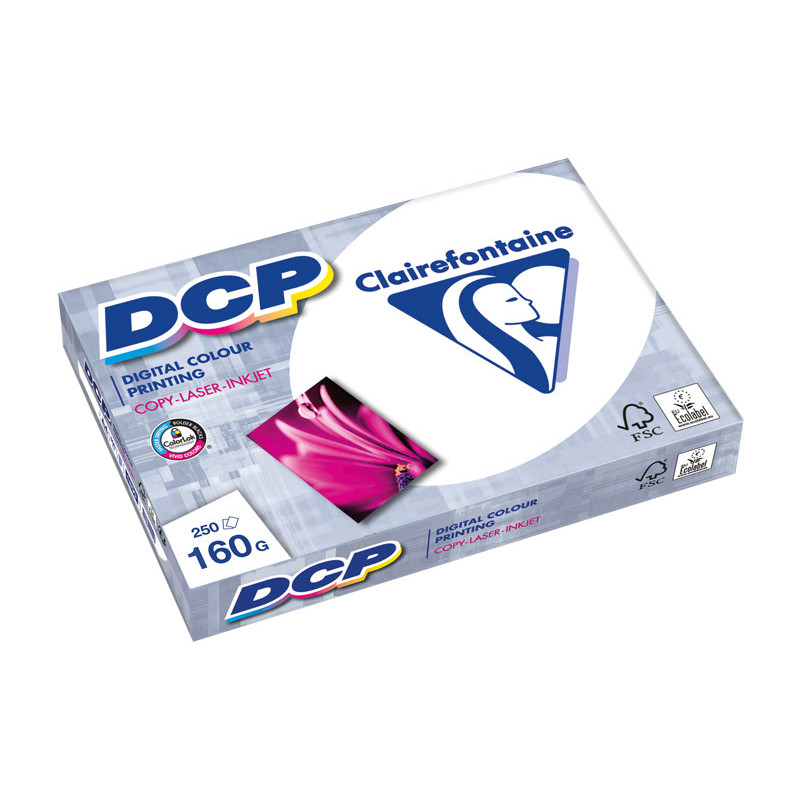 PAQUETE 250h PAPEL CLAIREFONTAINE DCP 160gr A4 PAQUETE 250h PAPEL CLAIREFONTAINE DCP 160gr A4