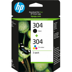 PACK 2 INKJET ORIGINAL HP 304