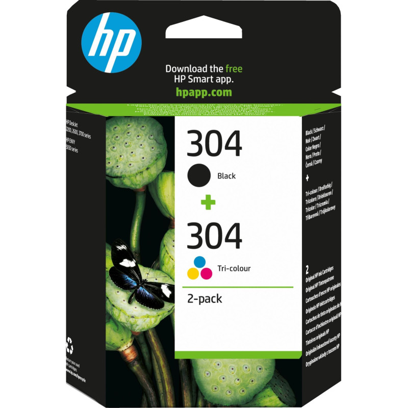 PACK 2 INKJET ORIGINAL HP 304