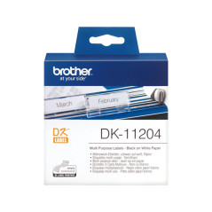 ROLLO 400 ETIQUETAS BROTHER DK11204 17 x 54 mm