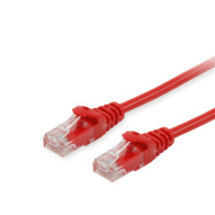 603121 CABLE DE RED ROJO 0,15 M CAT6A U/UTP (UTP)