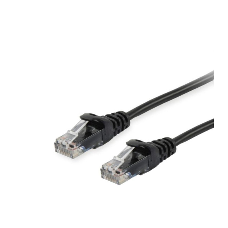 625474 CABLE DE RED NEGRO 0,15 M CAT6 U/UTP (UTP)