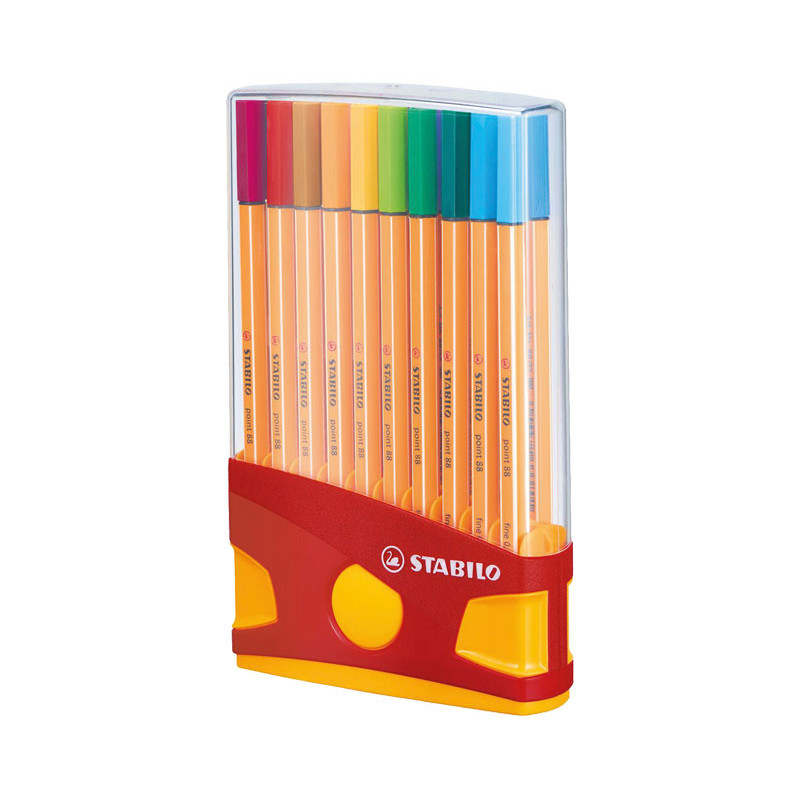 ESTUCHE 20 ROTULADORES STABILO POINT 88 COLORPARADE ESTUCHE 20 ROTULADORES STABILO POINT 88 COLORPARADE