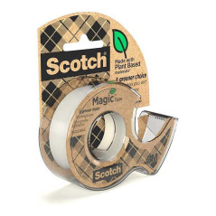CINTA ADHESIVA SCOTCH MAGIC ECOLÓGICA 19mm x 20m CON DISPENSADOR