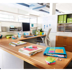 BLOC DE NOTAS POST-IT 100h 102x152mm LINEA HORIZONTAL