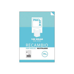 RECAMBIO 100h PACSA ESCOLAR 4x4 CON MARGEN MULTITALADRO