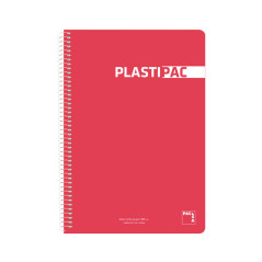 CUADERNO PACSA PLASTIPAC 4º 3x3 CON MARGEN 80h