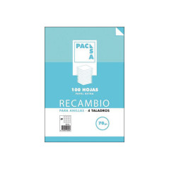 RECAMBIO 100h PACSA ESCOLAR 4x4 CON MARGEN Fº