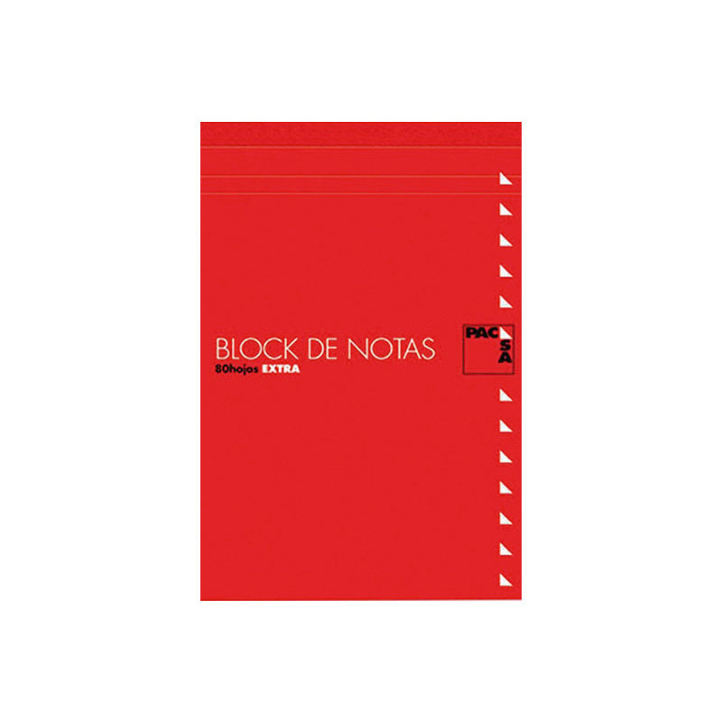 BLOC DE NOTAS PACSA 8º 4x4 CON TAPA 80h BLOC DE NOTAS PACSA 8º 4x4 CON TAPA 80h