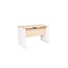 MESA ROCADA "WORK" ESTRUCTURA BLANCA