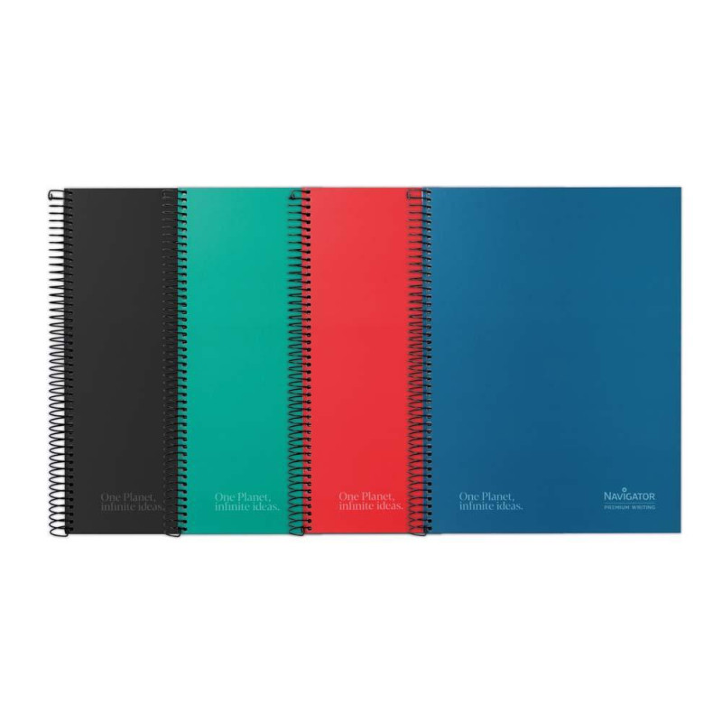 PACK 5 CUADERNOS NAVIGATOR A4+ 80h 5X5 COLORES VIVOS PACK 5 CUADERNOS NAVIGATOR A4+ 80h 5X5 COLORES VIVOS