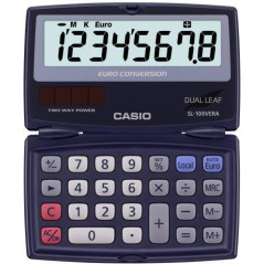 CALCULADORA DE BOLSILLO CASIO SL-100 VERA