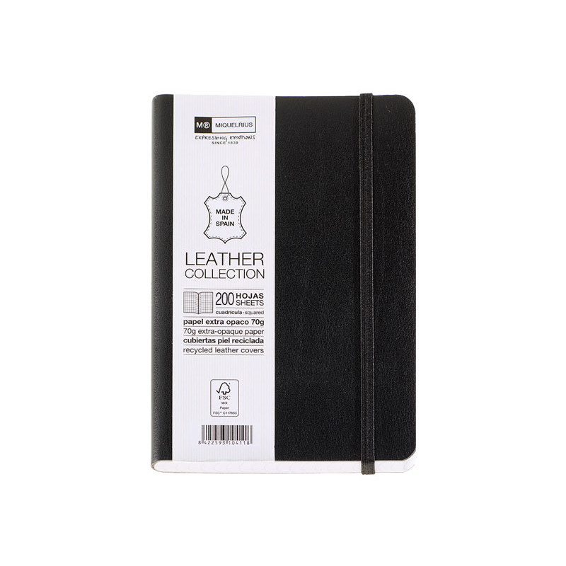 CUADERNO MIQUEL RIUS NOTEBOOK FLEXIBLE PIEL 4º SIN ÍNDICE 200h 5x5 CUADERNO MIQUEL RIUS NOTEBOOK FLEXIBLE PIEL 4º SIN ÍNDICE 200h 5x5