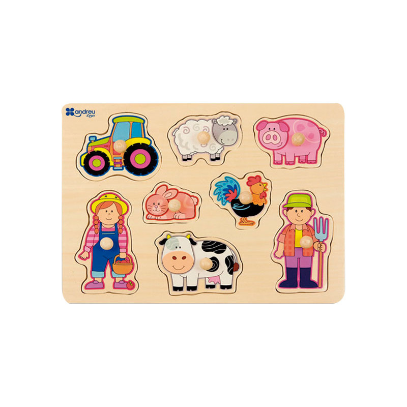 PUZZLE 8 PIEZAS ANDREU TOYS: FARM PUZZLE 8 PIEZAS ANDREU TOYS: FARM