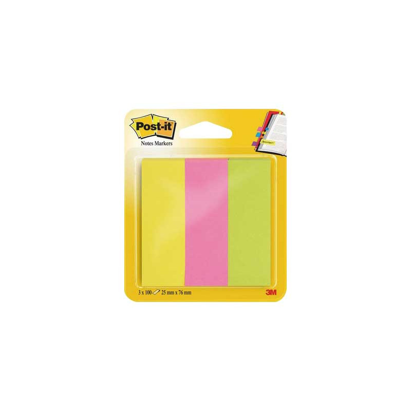 BLÍSTER 3 BLOCS MININOTAS RECICLADAS POST-IT 25x76 mm BLÍSTER 3 BLOCS MININOTAS RECICLADAS POST-IT 25x76 mm