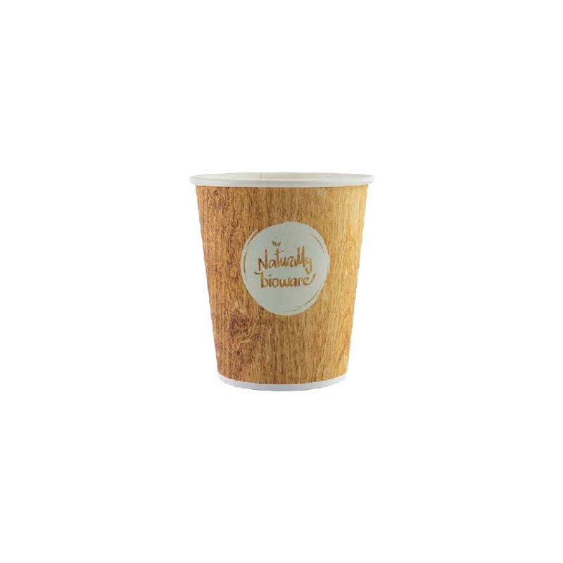 PACK 80 VASOS BIOWARE COMPOSTABLES DE PAPEL 125ml PACK 80 VASOS BIOWARE COMPOSTABLES DE PAPEL 125ml