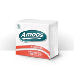 PACK 90 SERVILLETAS AMOOS ESSENTIAL 33x33cm