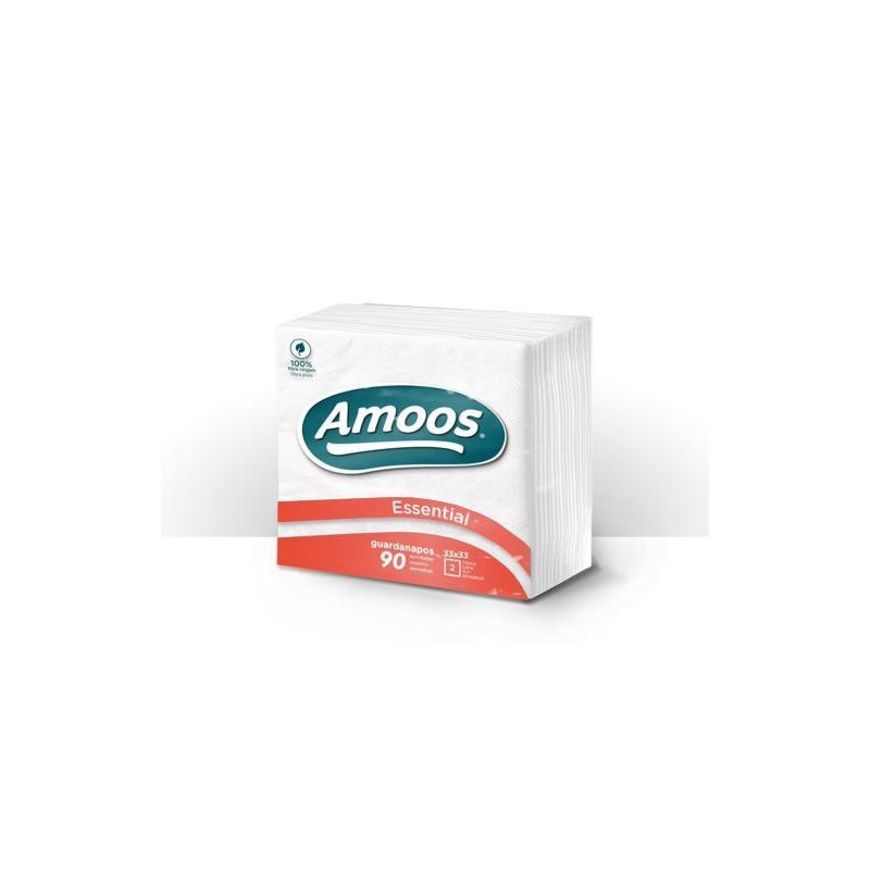 PACK 90 SERVILLETAS AMOOS ESSENTIAL 33x33cm PACK 90 SERVILLETAS AMOOS ESSENTIAL 33x33cm