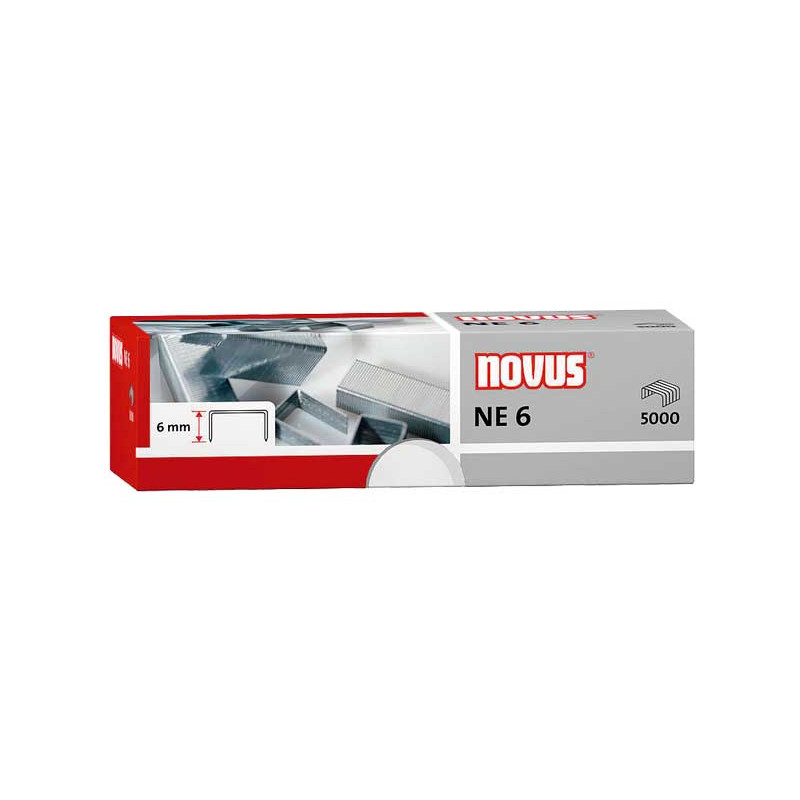 CAJA 5000 GRAPAS NOVUS NE 6 CAJA 5000 GRAPAS NOVUS NE 6