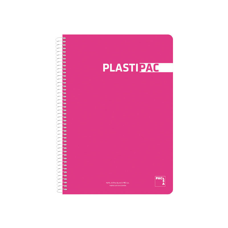 CUADERNO PACSA PLASTIPAC Fº HORIZONTAL 80h