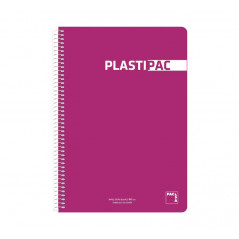 CUADERNO PACSA PLASTIPAC Fº HORIZONTAL 80h