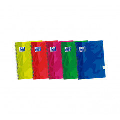 CUADERNO OXFORD SCHOOL CLASSIC Fº 80h 4x4 COLORES VIVOS