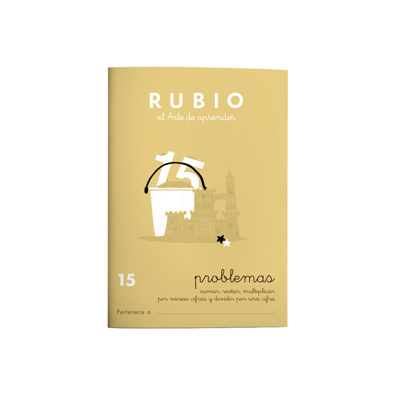 PACK 10 CUADERNOS RUBIO PROBLEMAS P15