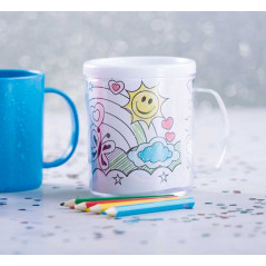 TAZA FEISENT + COLORES 320ml