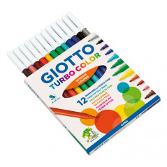 CAJA 12 ROTULADORES GIOTTO TURBO COLOR SURTIDO