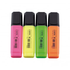 ESTUCHE 4 MARCADORES FLUORESCENTE A-SERIES