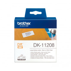 ROLLO 400 ETIQUETAS BROTHER DK11208 38mm x 90mm