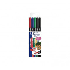 STAEDTLER ESTUCHE ROTULADORES DOBLE PUNTA COLORES SURTIDOS