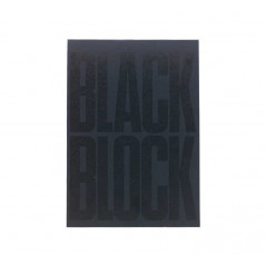 BLOC DE NOTAS 70h EXACOMPTA "BLACK BLOCK" LISO A4