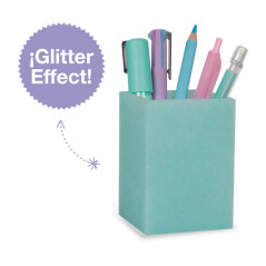 EXPOSITOR 12 CUBILETES APLI GLITTER COLLECTION