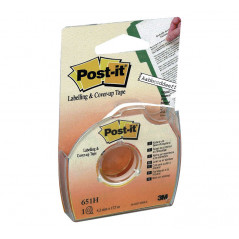 CINTA POST-IT® PARA ETIQUETAR, OCULTAR Y CORREGIR 4,2mm x 17,7m