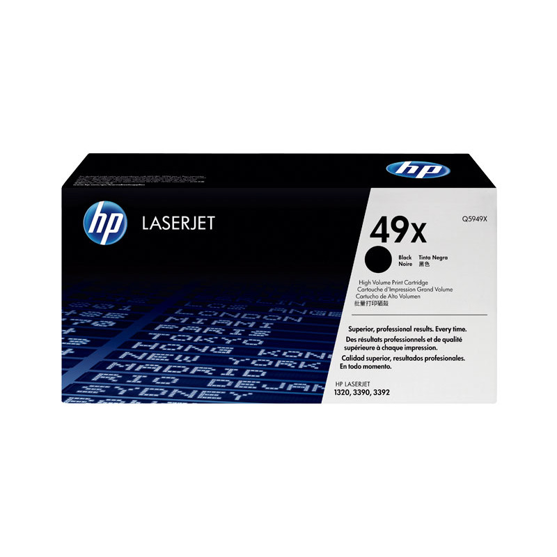 CARTUCHO DE TÓNER ORIGINAL LASERJET HP 49X DE ALTA CAPACIDAD