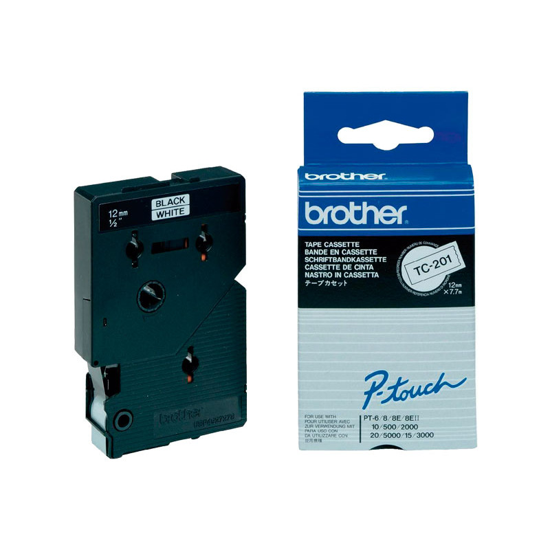 CINTA BROTHER LAMINADA TC-201 12mmx7,7m