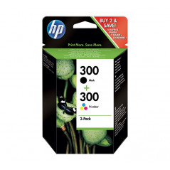 PACK DE AHORRO DE 2 CARTUCHOS DE TINTA ORIGINAL HP 300