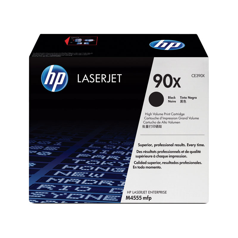 CARTUCHO DE TÓNER ORIGINAL LASERJET HP 90X DE ALTA CAPACIDAD