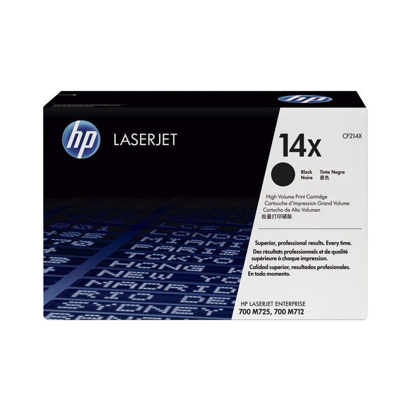 CARTUCHO DE TÓNER ORIGINAL LASERJET HP 14X DE ALTA CAPACIDAD