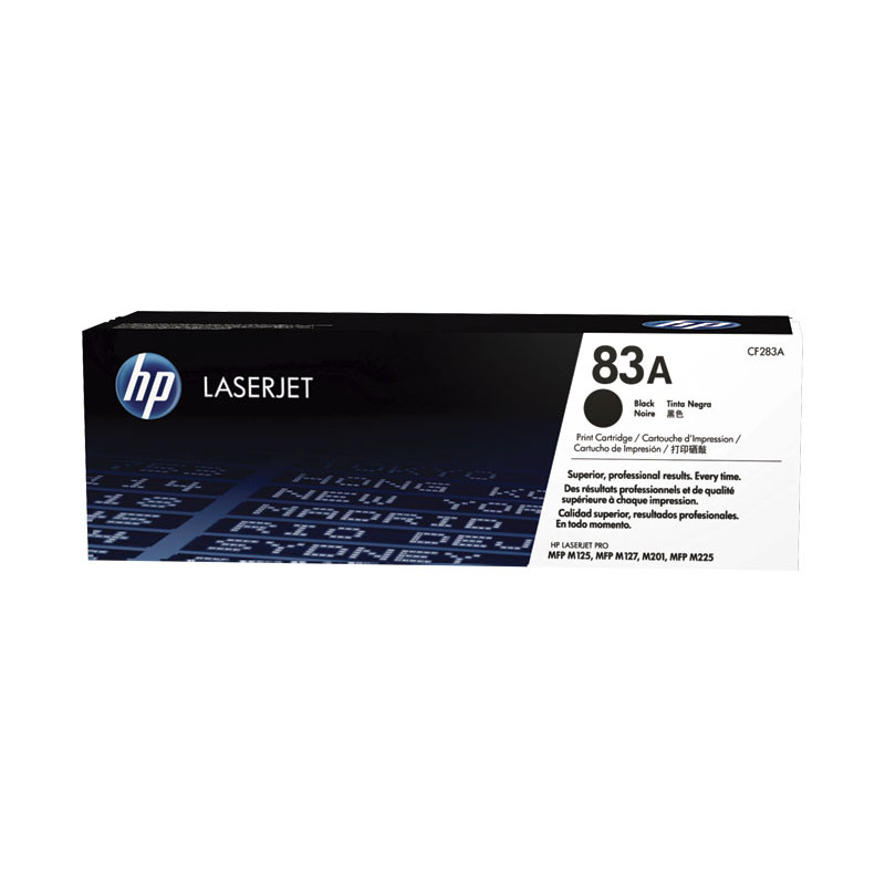 CARTUCHO DE TÓNER ORIGINAL LASERJET HP 83A