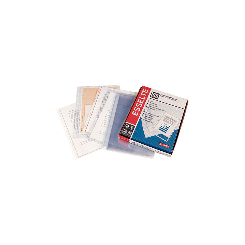 CAJA 100 FUNDAS DE PVC ESSELTE PARA PLANOS CAJA 100 FUNDAS DE PVC ESSELTE PARA PLANOS
