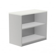 ARMARIO LIBRERÍA ROCADA SERIE STORE  ALUMINIO - BLANCO 78x90cm