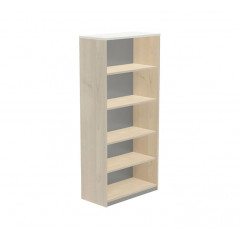 ARMARIO LIBRERÍA ROCADA SERIE STORE  HAYA - BLANCO 195x90cm