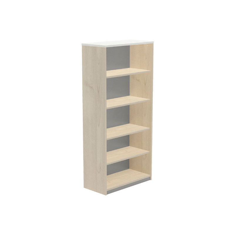 ARMARIO LIBRERÍA ROCADA SERIE STORE  HAYA - BLANCO 195x90cm