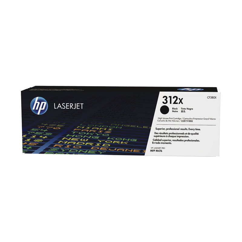 CARTUCHO DE TÓNER ORIGINAL LASERJET HP 312X DE ALTA CAPACIDAD