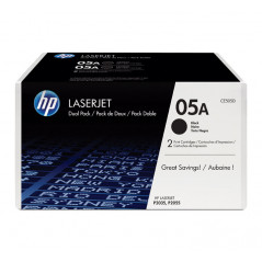 PACK 2 CARTUCHOS DE TÓNER ORIGINAL LASERJET HP 05A