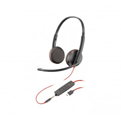 Plantronics Voyager Focus 2 UC Auriculares estéreo con cancelación de ruido  en la oreja (estándar
